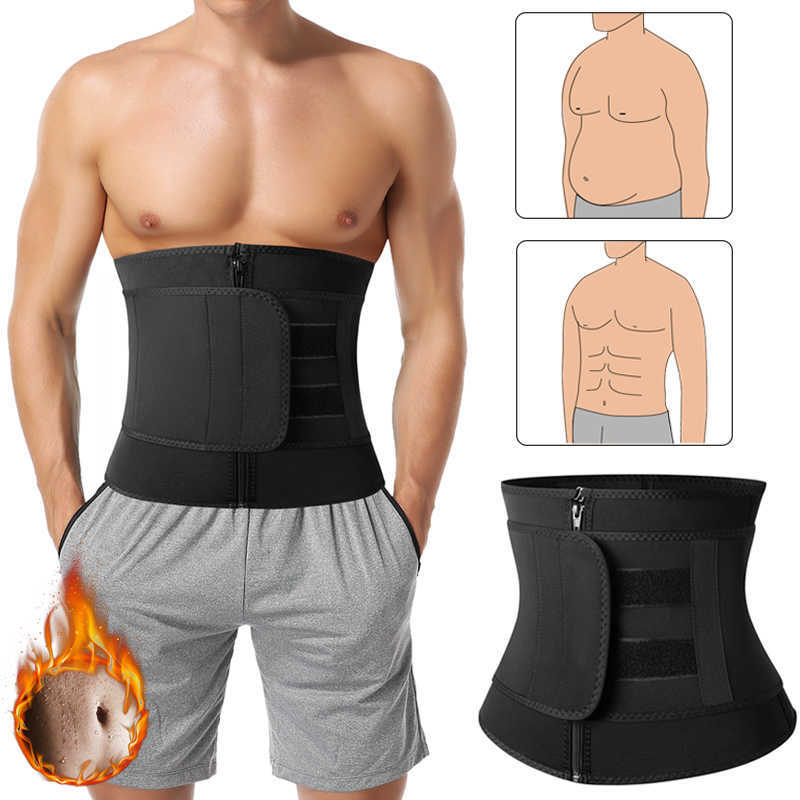 Men Sauna Trimmer Belt Workout Waist Trainer Abdomen Sweat Slimming Belt Weight Loss Shapewear Neoprene Belly Shapers Fitness 210603
Men Sauna Trimmer Belt Workout Waist Trainer Abdomen Sweat Slimming Belt Weight Loss Shapewear Neoprene Belly Shapers Fitness 210603