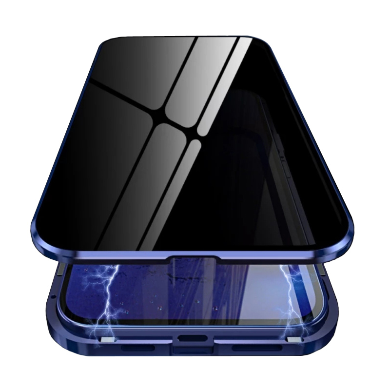 Privacy Magnetic Protective Phone Cases For iPhone 12 Mini Pro Max Anti Peeping Double Sided Tempered Glass Metal Bumper Frame Full Cover
Privacy Magnetic Protective Phone Cases For iPhone 12 Mini Pro Max Anti Peeping Double Sided Tempered Glass Metal Bumper Frame Full Cover