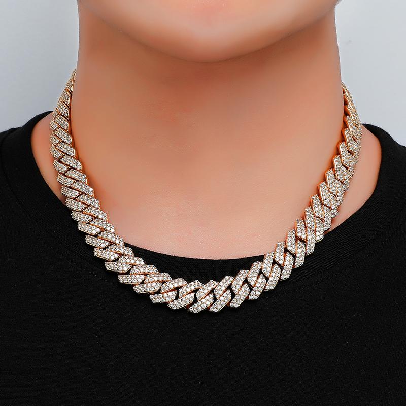 Chains DRIP Hip Hop 14MM CZ Heavy Cuban Prong Chain Necklaces Iced Out Zircon Gold Color Choker Bling For Men Jewelry
Chains DRIP Hip Hop 14MM CZ Heavy Cuban Prong Chain Necklaces Iced Out Zircon Gold Color Choker Bling For Men Jewelry