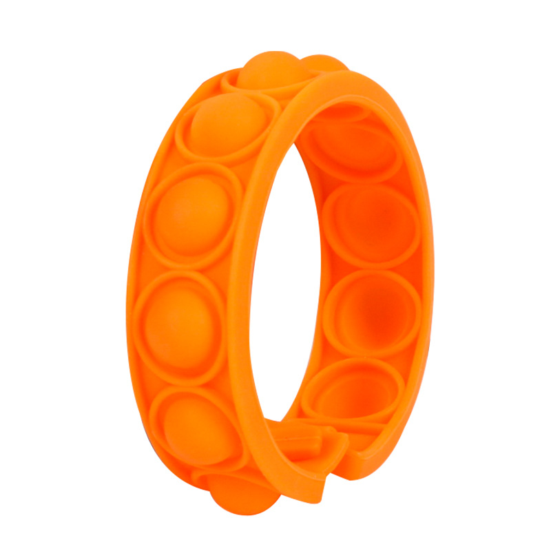 Fidget Bracelet Rodent Pioneer Bubble Bracelet Puzzle Decompression Finger Music Silicone Pressure Reliever Toy