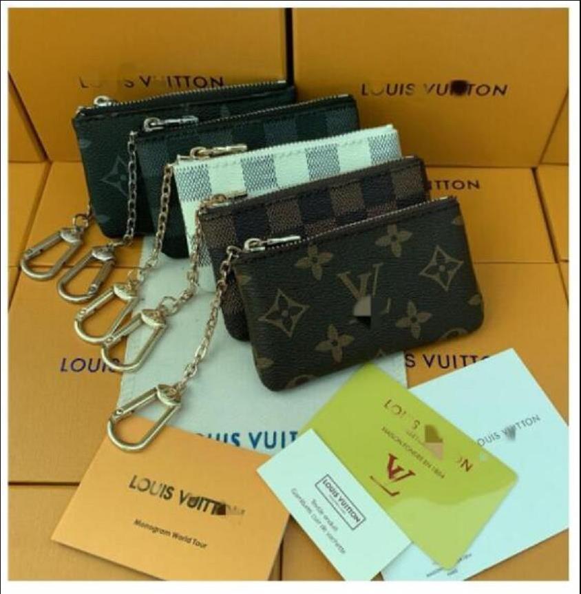 Key Ring Credit Card Holder Coin Purse Luxury Designers Mini Wallet Bag Leather Handbag, Brown plaid
Key Ring Credit Card Holder Coin Purse Luxury Designers Mini Wallet Bag Leather Handbag, Brown plaid