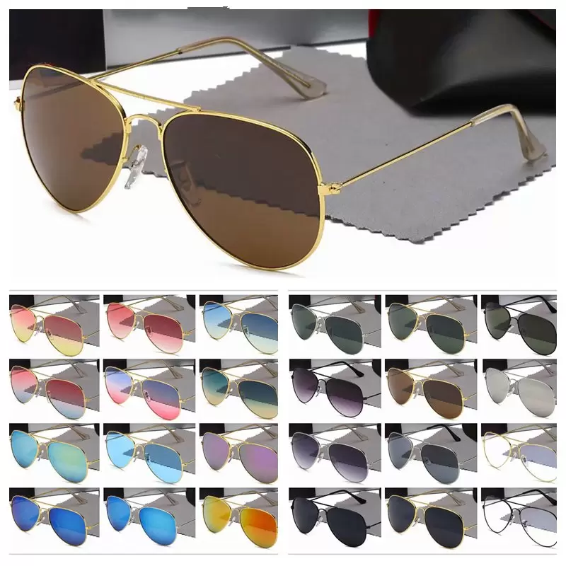 luxury designer sunglasses for men women mirror metal frame sunglass 2022 classic vintage eyewear Anti-UV cycling driving fashion sun glasses with free case
luxury designer sunglasses for men women mirror metal frame sunglass 2022 classic vintage eyewear Anti-UV cycling driving fashion sun glasses with free case