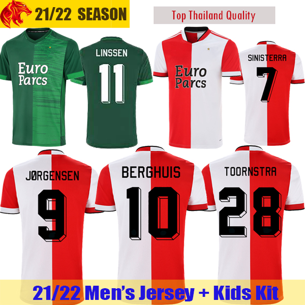 FeyenoordS 21 22 BERGHUIS soccer jerseys 2021 2022 TOORNSTRA JORGENSEN LINSSEN SINISTERRA GEERTRUIDA DIEMERS Football Shirt TEXEIRA Men's Jersey kids Kit, 2017
FeyenoordS 21 22 BERGHUIS soccer jerseys 2021 2022 TOORNSTRA JORGENSEN LINSSEN SINISTERRA GEERTRUIDA DIEMERS Football Shirt TEXEIRA Men's Jersey kids Kit, 2017