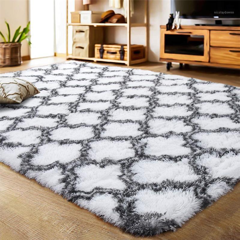 Carpets Plush Fluffy Carpet Mordern Geometric Print Luxury Large Indoor Shaggy Area Rugs For Bedroom Living Room Soft Decor Home
Carpets Plush Fluffy Carpet Mordern Geometric Print Luxury Large Indoor Shaggy Area Rugs For Bedroom Living Room Soft Decor Home