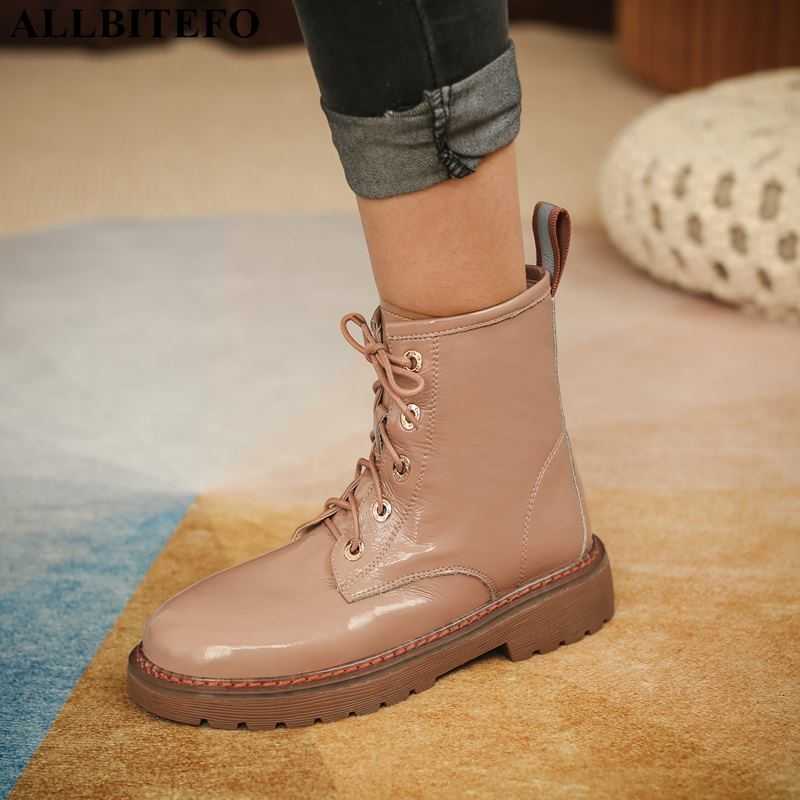 ALLBITEFO natural genuine leather women boots cross tied Waterproof fashion autumn women's ankle boots shoes rain boots shoes 210611, As picture
ALLBITEFO natural genuine leather women boots cross tied Waterproof fashion autumn women's ankle boots shoes rain boots shoes 210611, As picture