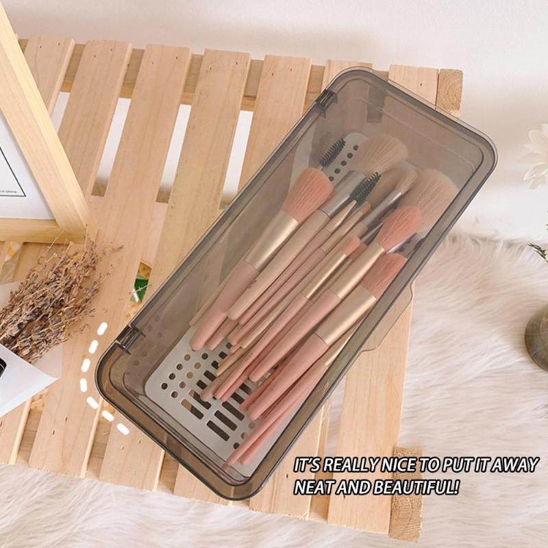 Storage Boxes & Bins Transparent Table Cosmetic Brush Box With Lid Home Decor Lipstick Desktop Beauty Portable Bucket Dustproof X9b4
Storage Boxes & Bins Transparent Table Cosmetic Brush Box With Lid Home Decor Lipstick Desktop Beauty Portable Bucket Dustproof X9b4