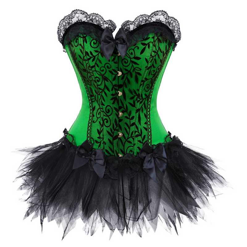 Bustiers & Corsets Vintage Corset Dress Evening Casual Sexy Women' Green Lingerie Black Lace Mesh Mini Tutu Skirt Set Showgirl Dance, 812-7008-purple
Bustiers & Corsets Vintage Corset Dress Evening Casual Sexy Women' Green Lingerie Black Lace Mesh Mini Tutu Skirt Set Showgirl Dance, 812-7008-purple