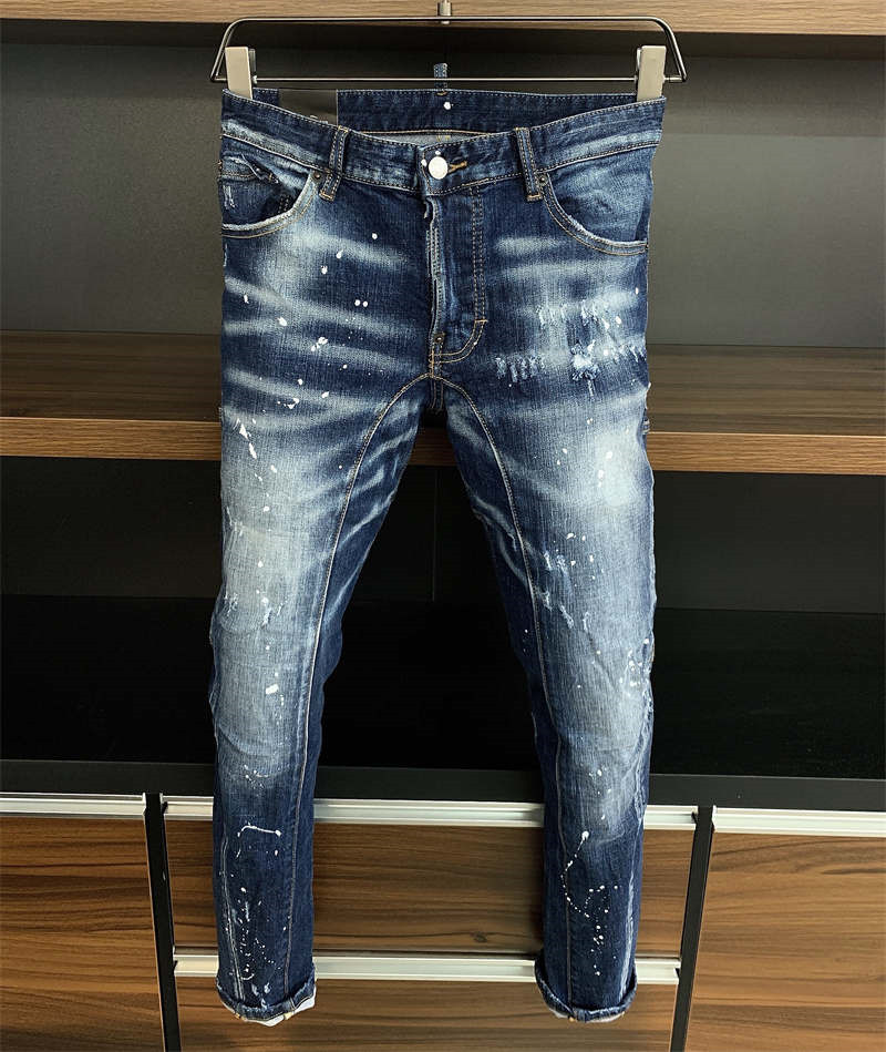 2022 Top Quality jeans New Mens Luxury Designer D2 Denim Jeans Holes Trousers Dsquare Biker Pants 2#A378, A378
2022 Top Quality jeans New Mens Luxury Designer D2 Denim Jeans Holes Trousers Dsquare Biker Pants 2#A378, A378