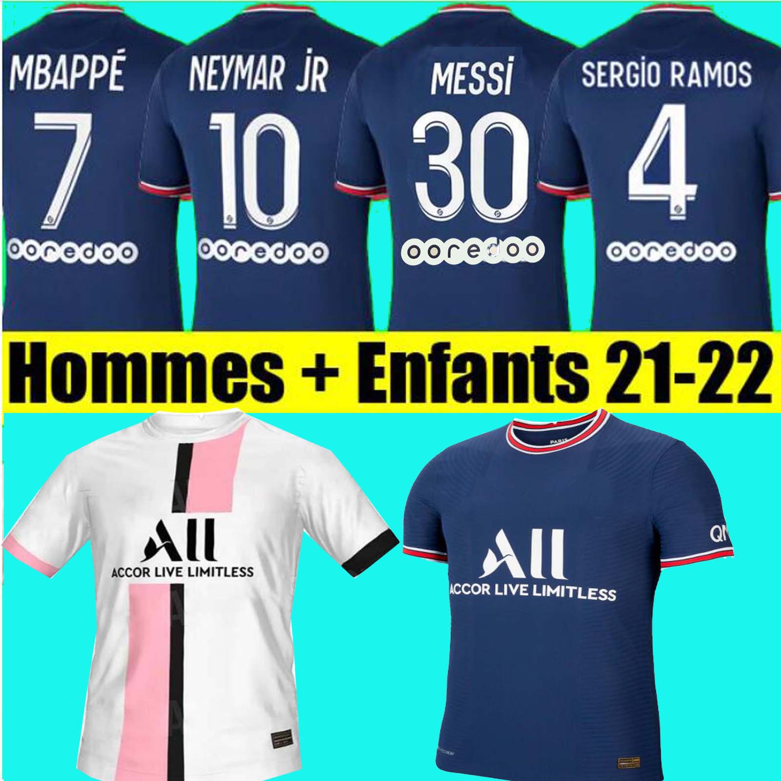 HAKIMI SERGIO RAMOS maillot de foot 21 soccer jersey 2021 MBAPPE NEYMAR shirt men kids hommes enfants MESSI WIJNALDUM PSGMaillots VERRATTI MARQUINHOS DI MARIA, Away
HAKIMI SERGIO RAMOS maillot de foot 21 soccer jersey 2021 MBAPPE NEYMAR shirt men kids hommes enfants MESSI WIJNALDUM PSGMaillots VERRATTI MARQUINHOS DI MARIA, Away