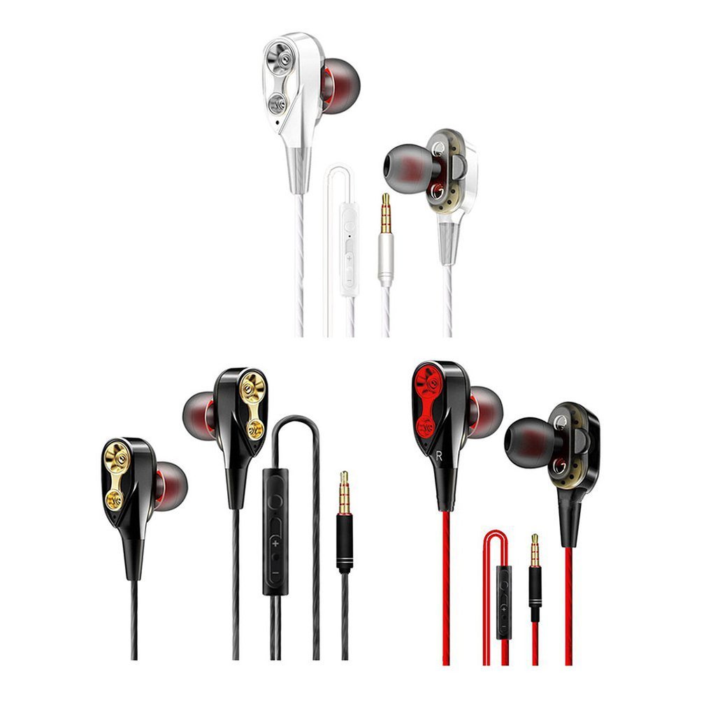Dynamic Drivers Hd Super Subwoofer Hifi Headset Bedrade Heavy Bas Space Printing Sport Oortelefoon Gaming Earrings