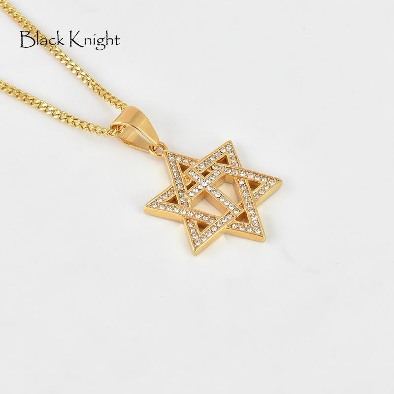 Pendant Necklaces Black Knight Gold Color Stainless Steel Hollow Out Star Of David Cross Necklace Bling BLKN0742, Silver
Pendant Necklaces Black Knight Gold Color Stainless Steel Hollow Out Star Of David Cross Necklace Bling BLKN0742, Silver
