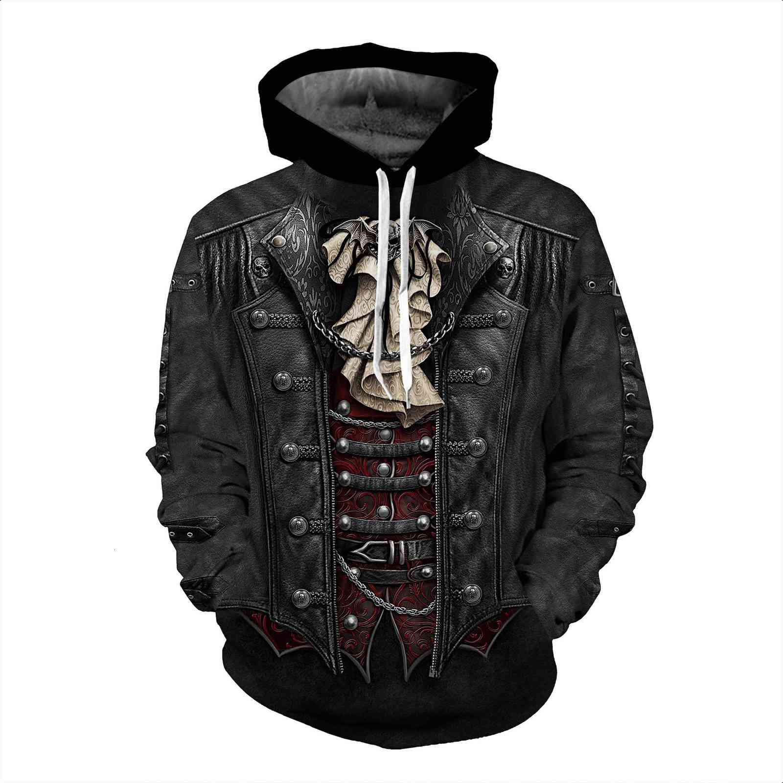 fashion Autumn High Quality Mens Leisure and winter creative Nordic fake two-piece printed Hoodie Jacket loose fierce Man Street
fashion Autumn High Quality Mens Leisure and winter creative Nordic fake two-piece printed Hoodie Jacket loose fierce Man Street