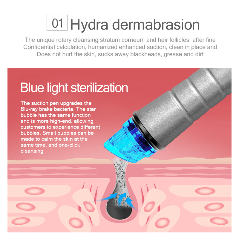 microdermabrasion diamond dermabrasion Deep cleaning vacuum cleaner machine smooth skin water dermabrasion machines