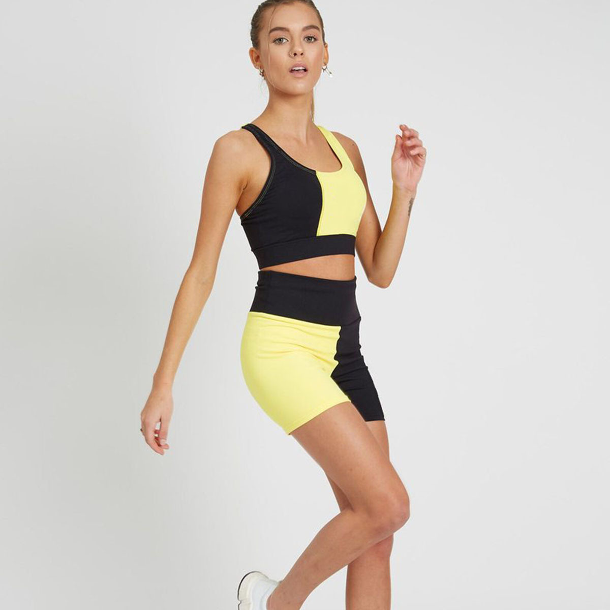 womens Tracksuits Designer yoga Leggings Women Yoga Suit outdoor running Sportwear Tracksuit Fitness Sport 2pcs bra t shirts outfits solid sexy shorts align pant, Black- yellow
womens Tracksuits Designer yoga Leggings Women Yoga Suit outdoor running Sportwear Tracksuit Fitness Sport 2pcs bra t shirts outfits solid sexy shorts align pant, Black- yellow