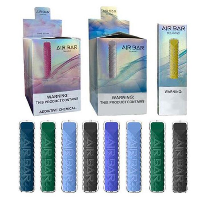 Air Bar diamond Disposable Vape pens E Cigarette Device 1.8ml Airbar 500 puffs puffbar plus vapes Electronics Electronic Cigarettes
Air Bar diamond Disposable Vape pens E Cigarette Device 1.8ml Airbar 500 puffs puffbar plus vapes Electronics Electronic Cigarettes