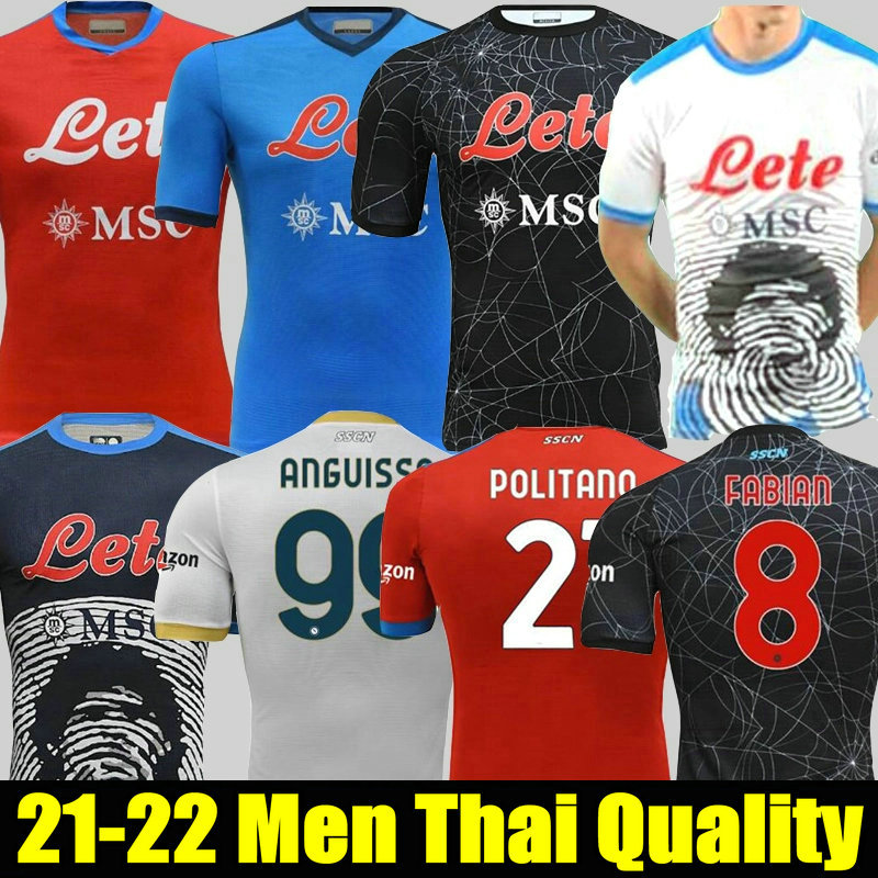Napoli Maradona Special Halloween Soccer Jersey 2021 2022 Blue White Naples 21 22 Football Shirt INSIGNE ZIELINSKI OSIMHEN FABIAN ANGUISSA LOZANO Home Away Fourth, 4th
Napoli Maradona Special Halloween Soccer Jersey 2021 2022 Blue White Naples 21 22 Football Shirt INSIGNE ZIELINSKI OSIMHEN FABIAN ANGUISSA LOZANO Home Away Fourth, 4th