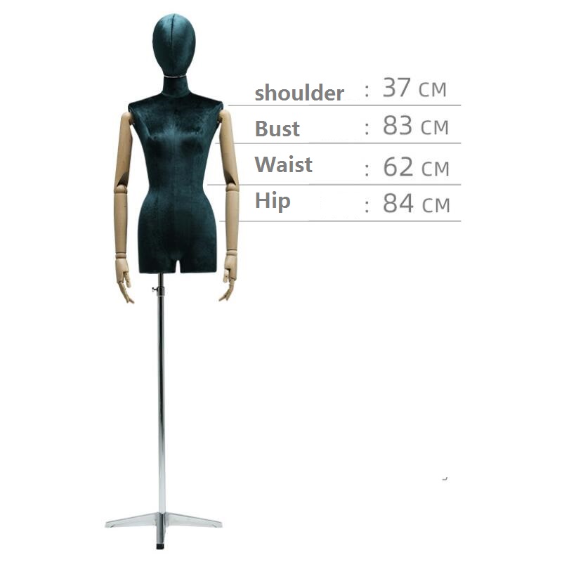 Fashion shop model props Commercial Furniture female dummy stage wedding dress half body Korean high end window models