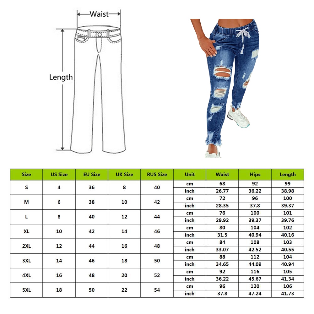 2011dstring denim jeans for women ripped hole stretch jean ladies plus size full length pencil pants, Blue
2011dstring denim jeans for women ripped hole stretch jean ladies plus size full length pencil pants, Blue