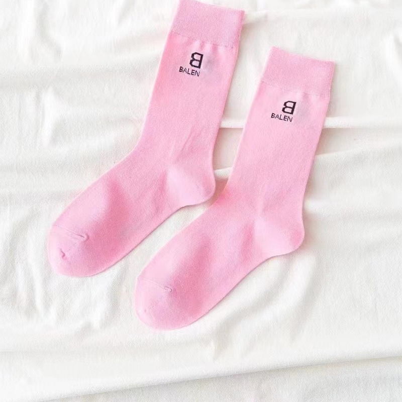 Multicolor Letter Cotton Socks Women Girl Letters Casual Sport Sock Fashion Hosiery Wholesale Price High Quality