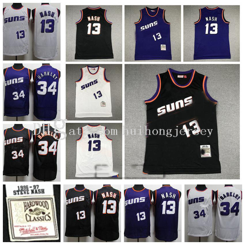 Vintage Mens 13 Steve Nash Mitchell & Ness 1996-97 Swingman Jersey Authentic Stitched 34 Charles Barkley Retro Classic Basketball Jersey, Black;red
Vintage Mens 13 Steve Nash Mitchell & Ness 1996-97 Swingman Jersey Authentic Stitched 34 Charles Barkley Retro Classic Basketball Jersey, Black;red