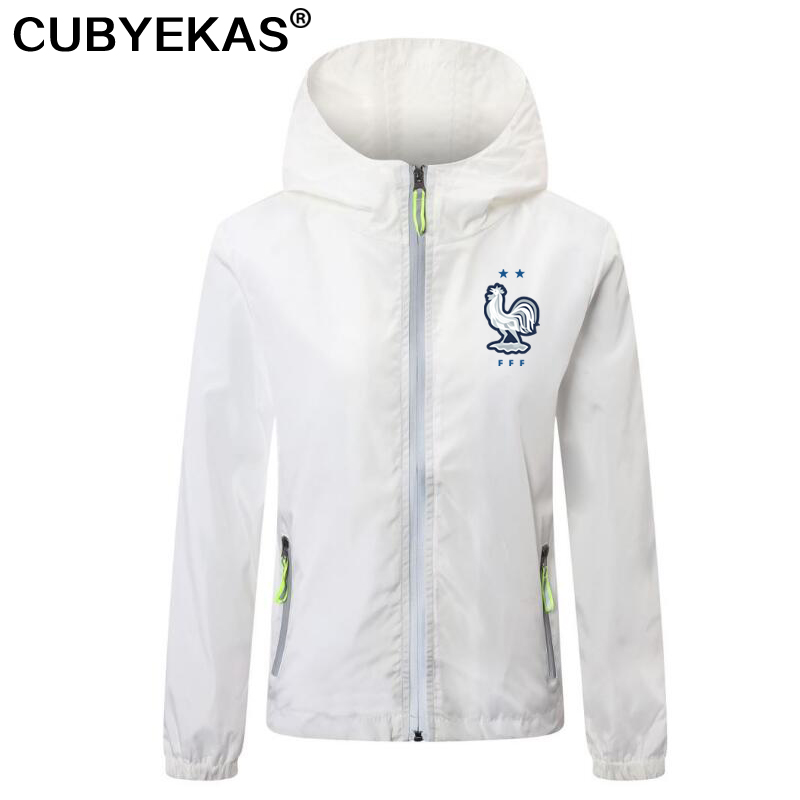 2021 France soccer Mens Trench Coats football Windbreaker jackets zipper Hooded Men casual jacket hoodie coat Print team badge Asia size S-4XL, Tan;black
2021 France soccer Mens Trench Coats football Windbreaker jackets zipper Hooded Men casual jacket hoodie coat Print team badge Asia size S-4XL, Tan;black