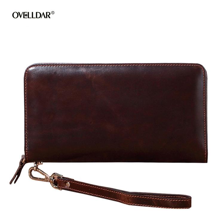 Genuine Leather Men's Long Wallet Retro Style Zipper Top Layer Cowhide Clutch Oil Wax Fashion Wallets, Red;black
Genuine Leather Men's Long Wallet Retro Style Zipper Top Layer Cowhide Clutch Oil Wax Fashion Wallets, Red;black