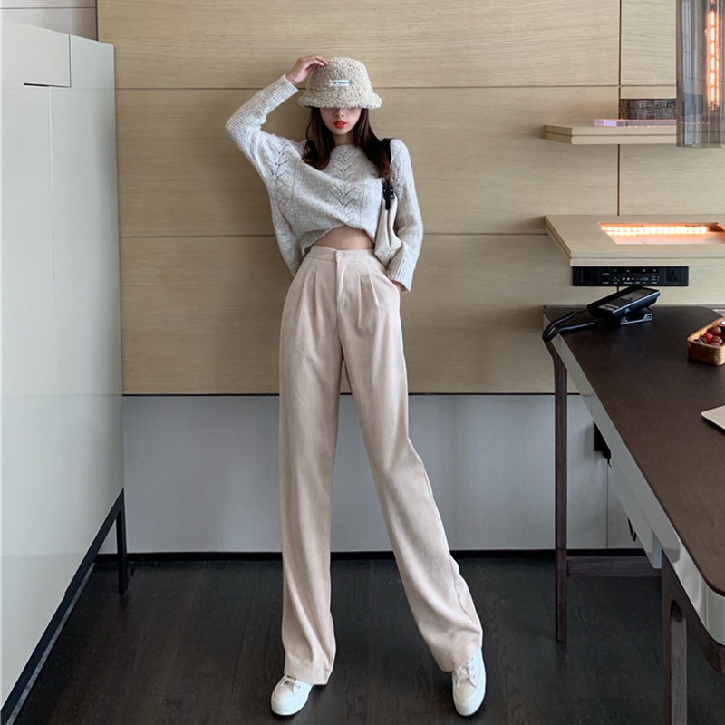 Make firm offers fall chic hang down feeling restoring ancient ways mop the floor show thin leisure pants of tall waist la 210429, Beige
Make firm offers fall chic hang down feeling restoring ancient ways mop the floor show thin leisure pants of tall waist la 210429, Beige