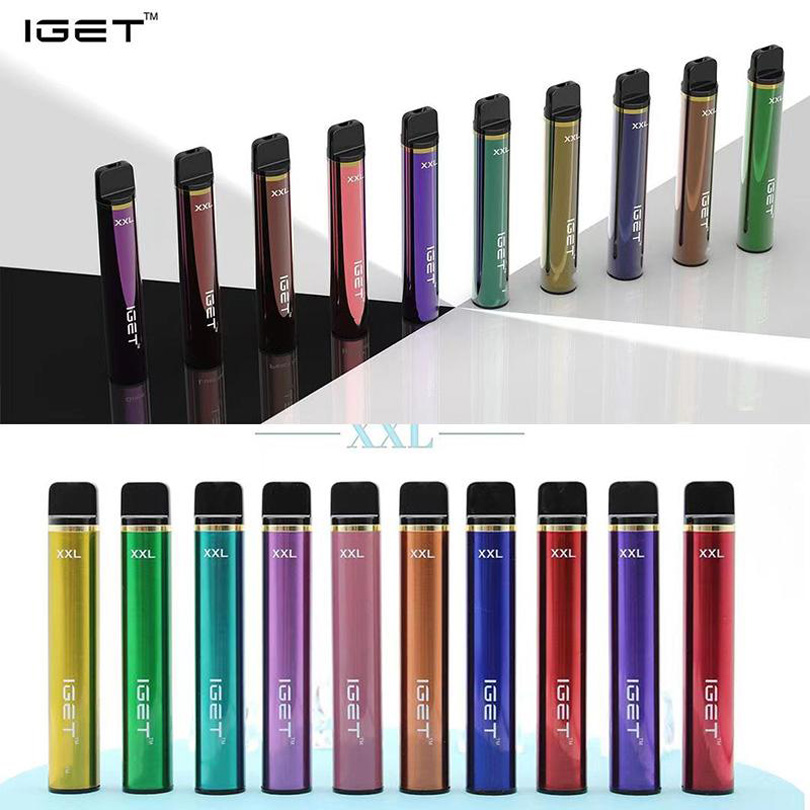 Original Iget XXL Disposable Pod E-cigarette Device Kit 1800 Puffs 950mAh Battery 7ml Prefilled Cartridge Vape Pen Authentic VS Shion Plus Bang
Original Iget XXL Disposable Pod E-cigarette Device Kit 1800 Puffs 950mAh Battery 7ml Prefilled Cartridge Vape Pen Authentic VS Shion Plus Bang
