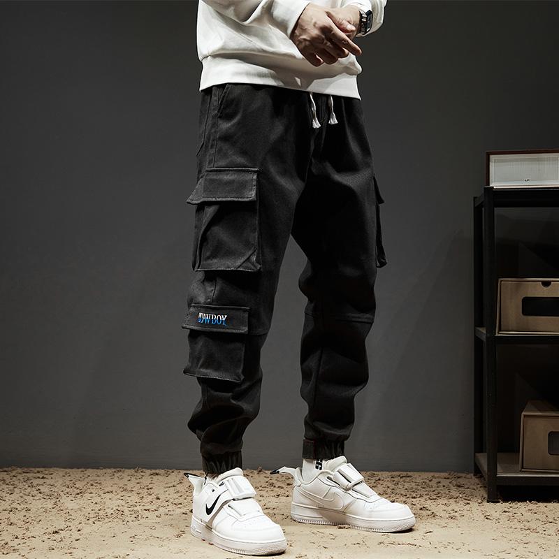 Men's Pants Hip-Hop Men Casual Multi-Pocket Fashion Cargo Cotton Drawstring Spring Autumn Long Sports Trousers, Black
Men's Pants Hip-Hop Men Casual Multi-Pocket Fashion Cargo Cotton Drawstring Spring Autumn Long Sports Trousers, Black