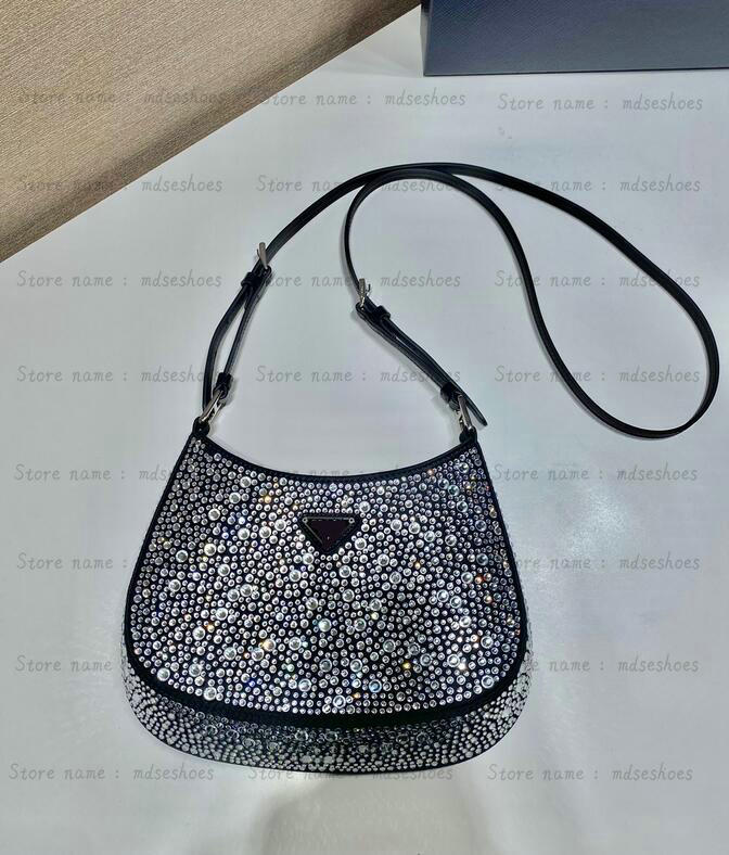 Cleo Crystal-embellished Black Satin Shoulder Bag Womens Crystals Handbag Luxurys Designer Bling Bling Party Special Cross Body Handle Bags For Women
Cleo Crystal-embellished Black Satin Shoulder Bag Womens Crystals Handbag Luxurys Designer Bling Bling Party Special Cross Body Handle Bags For Women