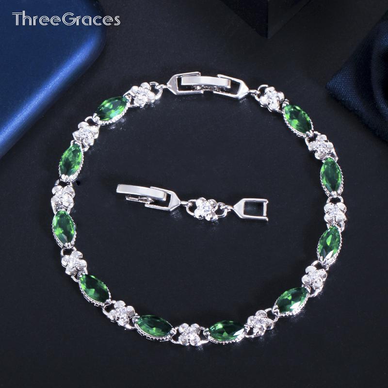Charm Bracelets ThreeGraces 2021 Fashion Green Multi Color Cubic Zirconia Crystal Bracelet For Women Trendy Jewelry Friend Gift BR132, Golden;silver
Charm Bracelets ThreeGraces 2021 Fashion Green Multi Color Cubic Zirconia Crystal Bracelet For Women Trendy Jewelry Friend Gift BR132, Golden;silver