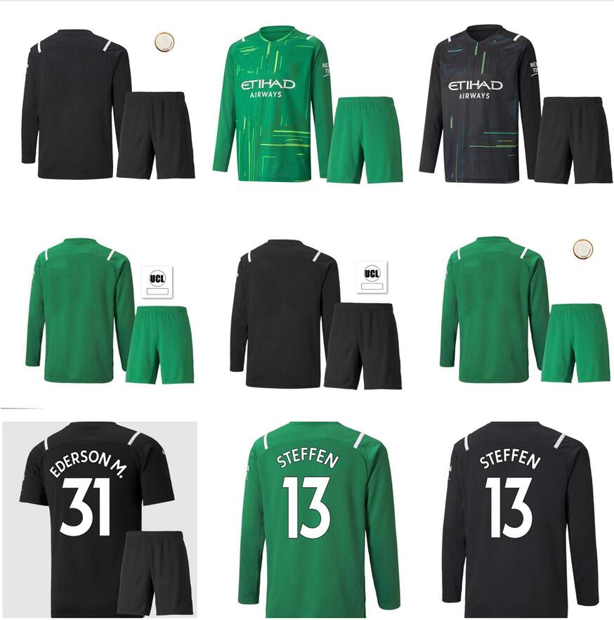 21 22 EDERSON M. Goalkeeper city soccer jerseys 2021 2022 man STERLING football shirt FODEN DE BRUYNE G. JESUS BERNARDO MAHREZ FERRAN men kits, Black;yellow
21 22 EDERSON M. Goalkeeper city soccer jerseys 2021 2022 man STERLING football shirt FODEN DE BRUYNE G. JESUS BERNARDO MAHREZ FERRAN men kits, Black;yellow