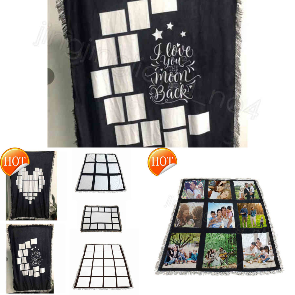 blanks Blanket Sublimation Plaid with Tassels 9 15 20 Grids Mat Heat Transfer Printing Sofa Throw home outdoor Blankets sea ship CYF4591 03OM
blanks Blanket Sublimation Plaid with Tassels 9 15 20 Grids Mat Heat Transfer Printing Sofa Throw home outdoor Blankets sea ship CYF4591 03OM