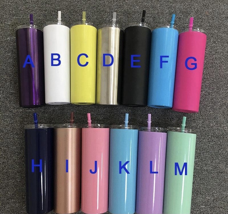 20oz 2021new Sublimation Skinny Tumbler With Seal Lids Rainbow Straws Stainless Steel Thermos Bottle Double Insulated Water Cup For Travel
20oz 2021new Sublimation Skinny Tumbler With Seal Lids Rainbow Straws Stainless Steel Thermos Bottle Double Insulated Water Cup For Travel