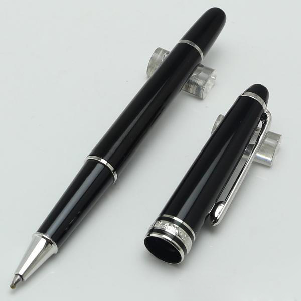 

Monte Ballpoint Pen Black Resin RollerBall Pen Blance Luxury 163 Promotion Fountain Pens No Gift Box