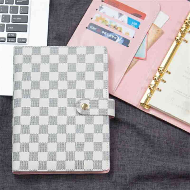 A5 Notebook Loose-leaf High-grade Leather Cover Lattice &Journal Schedule Book Case 210611
A5 Notebook Loose-leaf High-grade Leather Cover Lattice &Journal Schedule Book Case 210611
