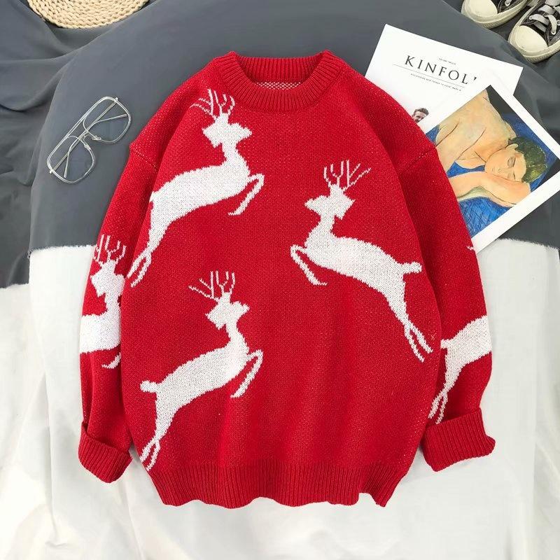 Men's Sweaters Cartoon Ins Sweater Loose Korean Spring And Autumn Trend Youth Color Contrast Versatile Top, White;black
Men's Sweaters Cartoon Ins Sweater Loose Korean Spring And Autumn Trend Youth Color Contrast Versatile Top, White;black