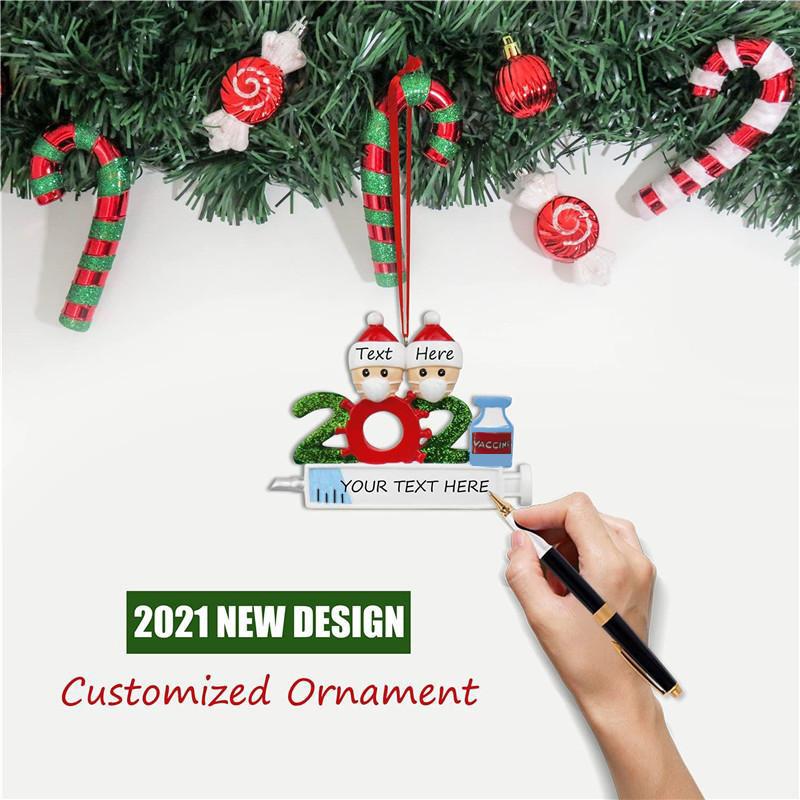 IN STOCK 2021 Christmas Decoration Quarantine Ornaments Family of 1-9 Heads DIY Tree Pendant Accessories with Rope
IN STOCK 2021 Christmas Decoration Quarantine Ornaments Family of 1-9 Heads DIY Tree Pendant Accessories with Rope