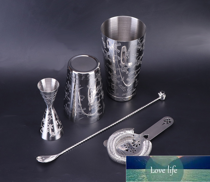 Skull Cocktail Shaker Bartender Tool Bar Set:Skull Weighted Boston Shakers, Skull Strainer,Jigger,Mixing Spoon
Skull Cocktail Shaker Bartender Tool Bar Set:Skull Weighted Boston Shakers, Skull Strainer,Jigger,Mixing Spoon