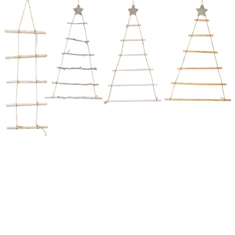 Christmas Decorations Tree Wall Hanging Jute String Wooden Ladder For Holiday Garden Decoration
Christmas Decorations Tree Wall Hanging Jute String Wooden Ladder For Holiday Garden Decoration