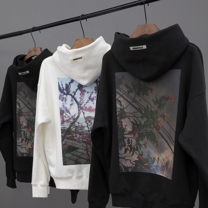 Fear of God fog floral sweater men's essentials double thread Hoodie loose high street trend, Black
Fear of God fog floral sweater men's essentials double thread Hoodie loose high street trend, Black