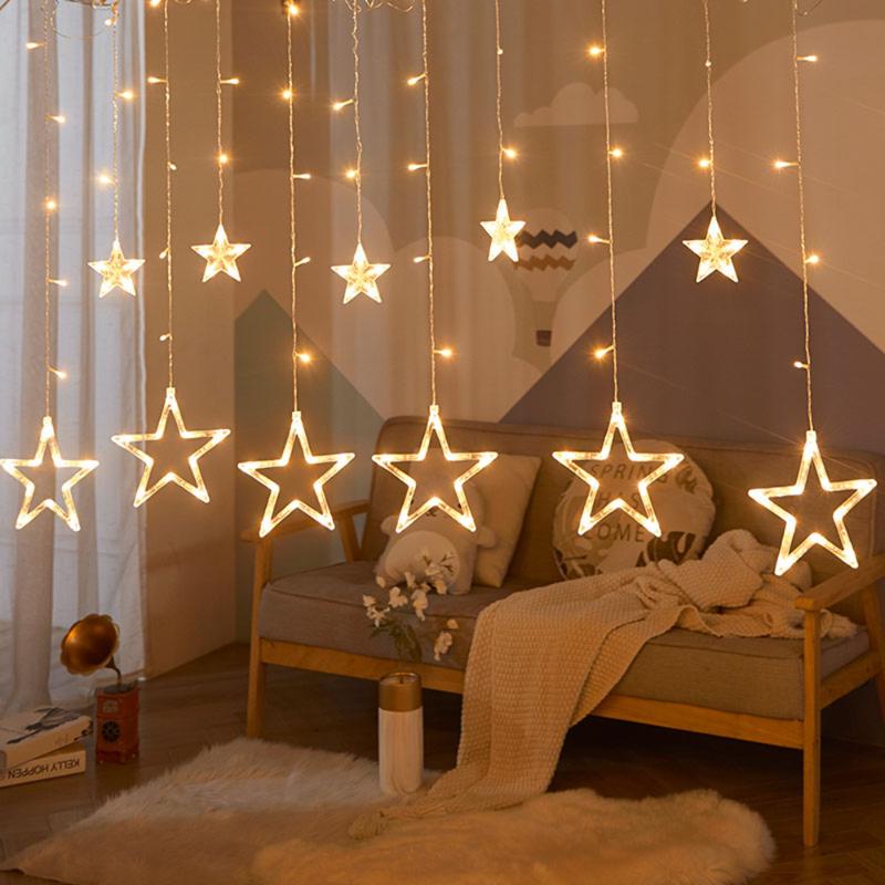 Strings Star Garland String Lights Window LED Wedding Party Accessories Home Decoration Room Supplies Fairy
Strings Star Garland String Lights Window LED Wedding Party Accessories Home Decoration Room Supplies Fairy