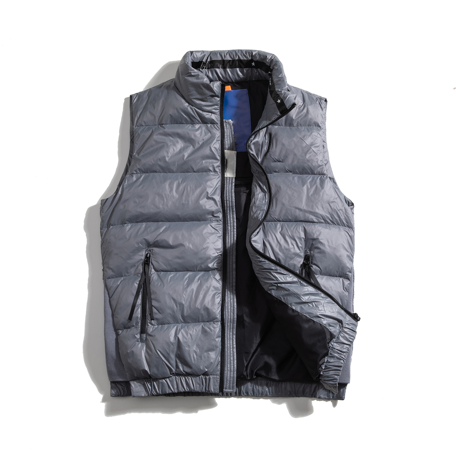 2021 mens vest high-quality stand-up collar black fashion luxury designer men's down jacket, Black;white
2021 mens vest high-quality stand-up collar black fashion luxury designer men's down jacket, Black;white