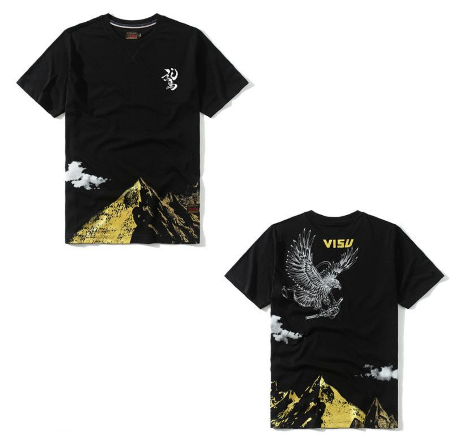 High-quality mens T-shirts womens tops high-end seagull print short-sleeved personality trend the same style for men and women, White;black
High-quality mens T-shirts womens tops high-end seagull print short-sleeved personality trend the same style for men and women, White;black
