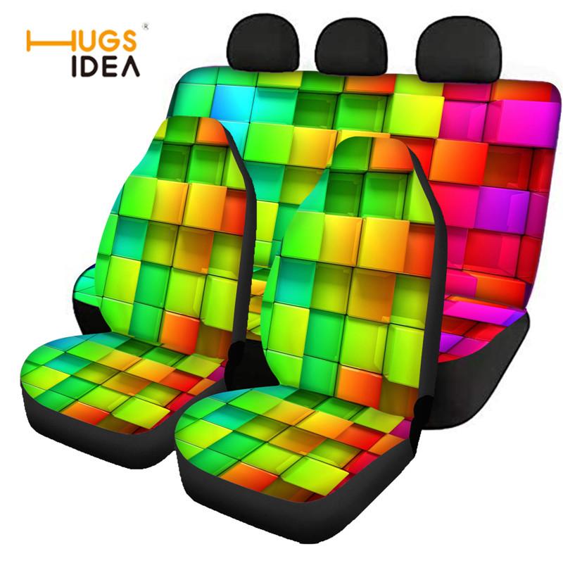 Colorful Geometric Pattern Stretch Front And Rear Car Seat Covers High Back Comfortable Auto Protective Cushion Mat Chair
Colorful Geometric Pattern Stretch Front And Rear Car Seat Covers High Back Comfortable Auto Protective Cushion Mat Chair