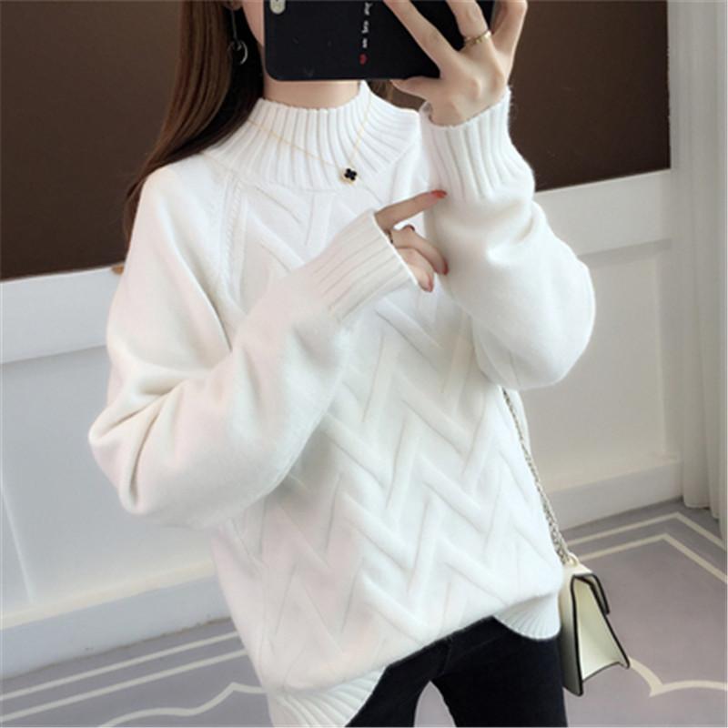 Women's Sweaters Autumn 2022 Korean Fashion Women And Pullovers Ruffled Sleeve Turtleneck Solid Loose Sexy Elastic Tops PZ1963, White;black
Women's Sweaters Autumn 2022 Korean Fashion Women And Pullovers Ruffled Sleeve Turtleneck Solid Loose Sexy Elastic Tops PZ1963, White;black