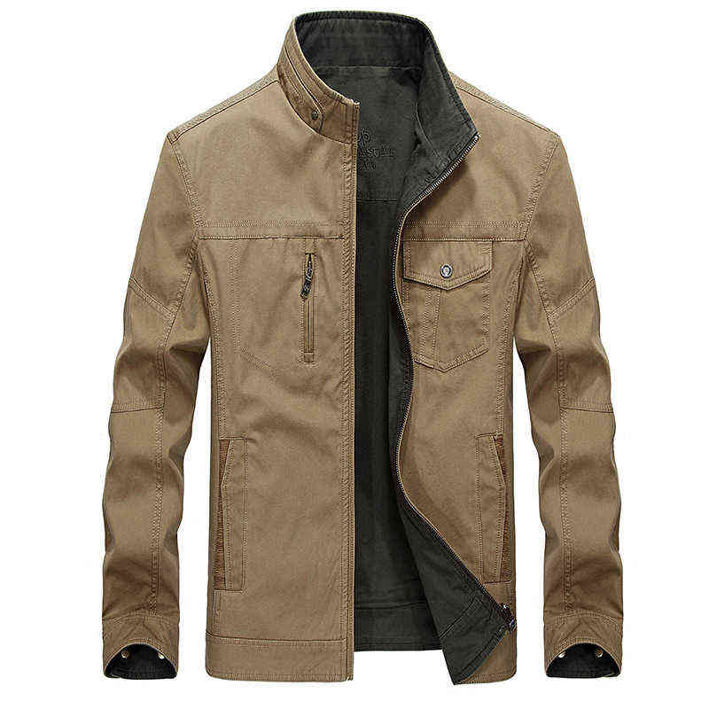 Spring Autumn Jacket Men Double Sides Wear Pure Cotton Jacket Coat Male Stand Collar Military Jacket Men Clothing Big Size -5XL Y1109, Dark blue
Spring Autumn Jacket Men Double Sides Wear Pure Cotton Jacket Coat Male Stand Collar Military Jacket Men Clothing Big Size -5XL Y1109, Dark blue