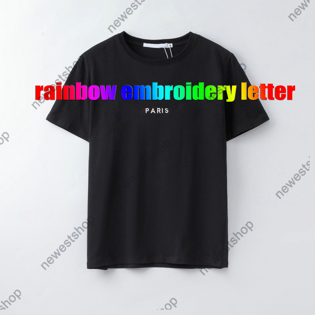 2021 version fashion mens summer clothing tshirt classic paris embroidery red letter borken letter tshirt cotton tee top women t shirt, White;black
2021 version fashion mens summer clothing tshirt classic paris embroidery red letter borken letter tshirt cotton tee top women t shirt, White;black