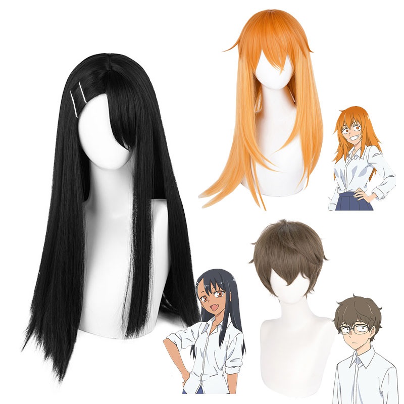 Costume AccessoriesNew Anime IJIRANAIDE NAGATORO SAN Nagatoro Hayase Cosplay Wig Long Black Heat Resistant Synthetic Hair
Costume AccessoriesNew Anime IJIRANAIDE NAGATORO SAN Nagatoro Hayase Cosplay Wig Long Black Heat Resistant Synthetic Hair