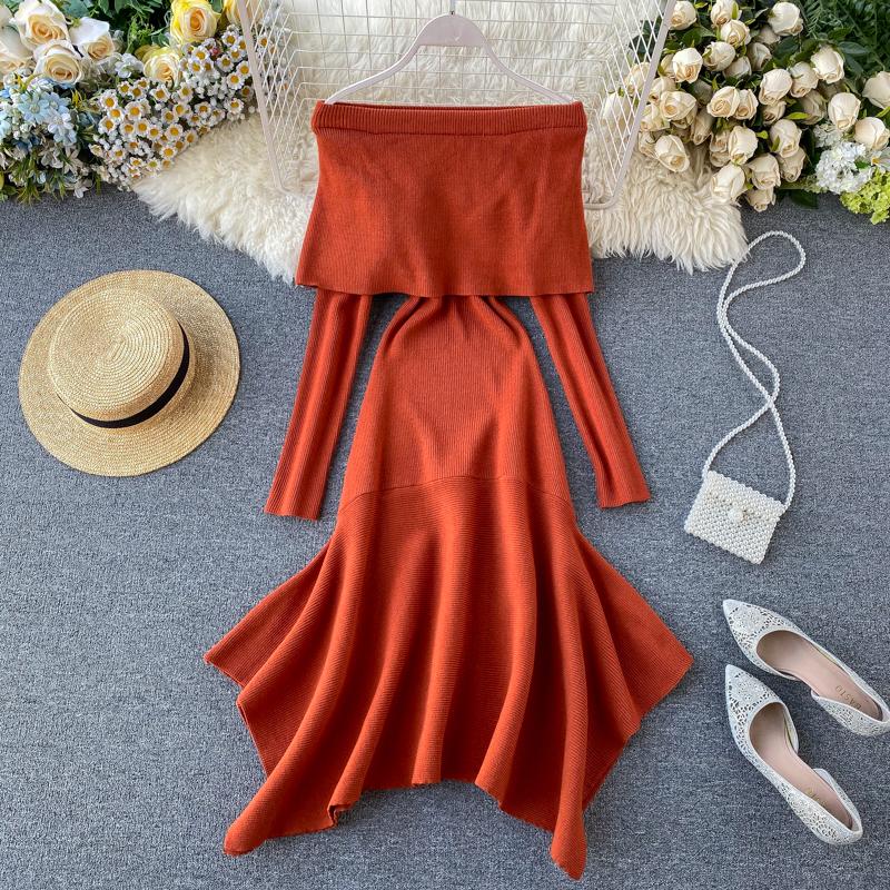 Casual Dresses SINGRAIN Women Winter Sweater Dress Off-shoulder Oversized Basic Knit Midi Party Vestidos Chic Warm Knitted Irregular, Black
Casual Dresses SINGRAIN Women Winter Sweater Dress Off-shoulder Oversized Basic Knit Midi Party Vestidos Chic Warm Knitted Irregular, Black